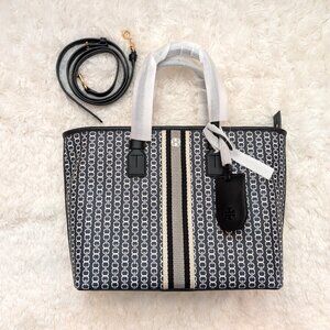 Tory Burch Black and White Tote Bag